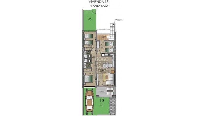 Neubouw - Wohnung - Lorca - La Hoya - San Julián