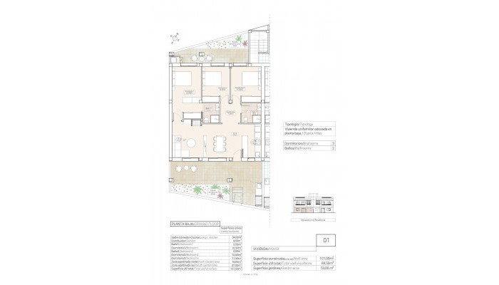 New Build - Apartment / Flat - Hondón de las Nieves - Canalosa