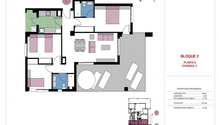 Nouvelle construction - Appartement - Pilar De La Horadada - Mil Palmeras