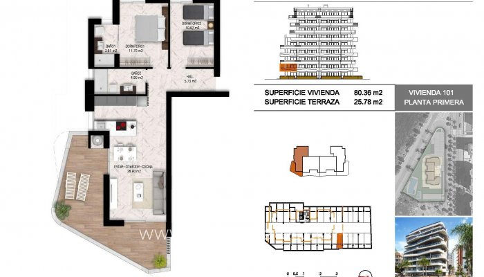 Neubouw - Wohnung - La marina - PUERTO